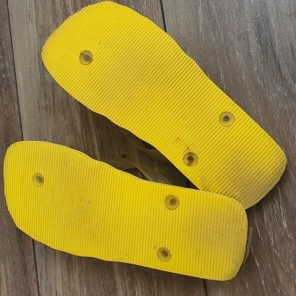 SpongeBob SquarePants Y2K flip flop flats sandals shoes sz 7/8 - Picture 8 of 8